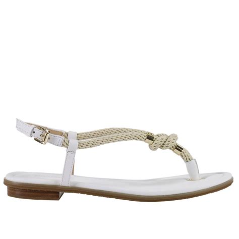 michael kors white flat sandals|michael kors black flat boots.